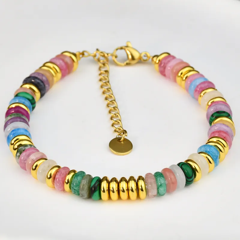 18ct gold plated Gemstone ethnic style