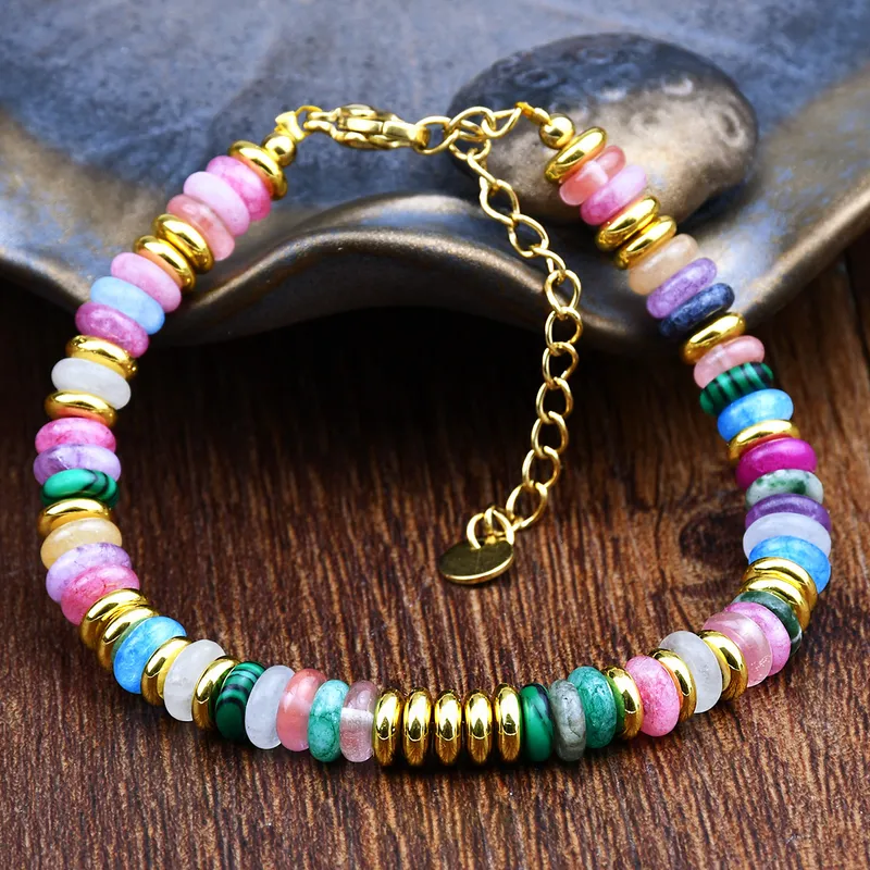 18ct gold plated Gemstone ethnic style