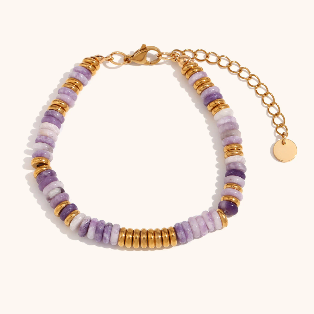 18ct gold plated Gemstone ethnic style