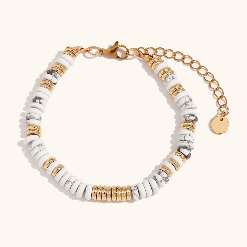 18ct gold plated Gemstone ethnic style