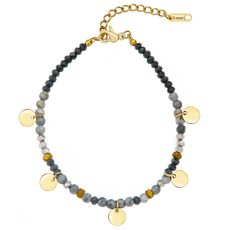 18ct gold plated beads and discs