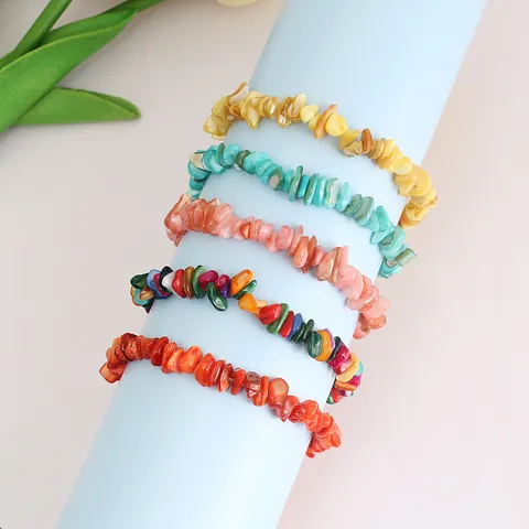 Irregular shell bracelet