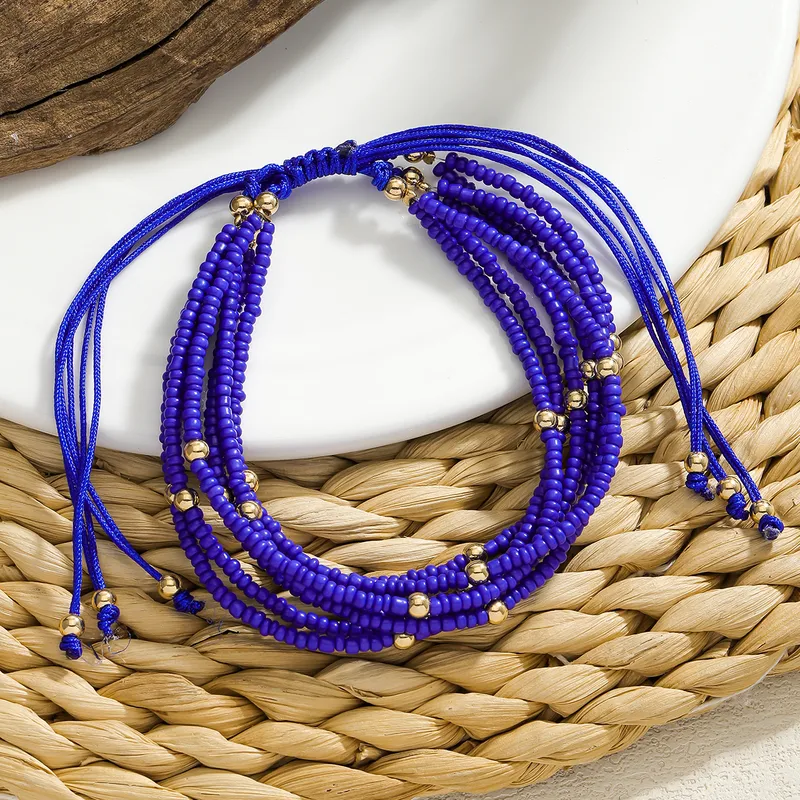 Bohemian seed bead bracelet