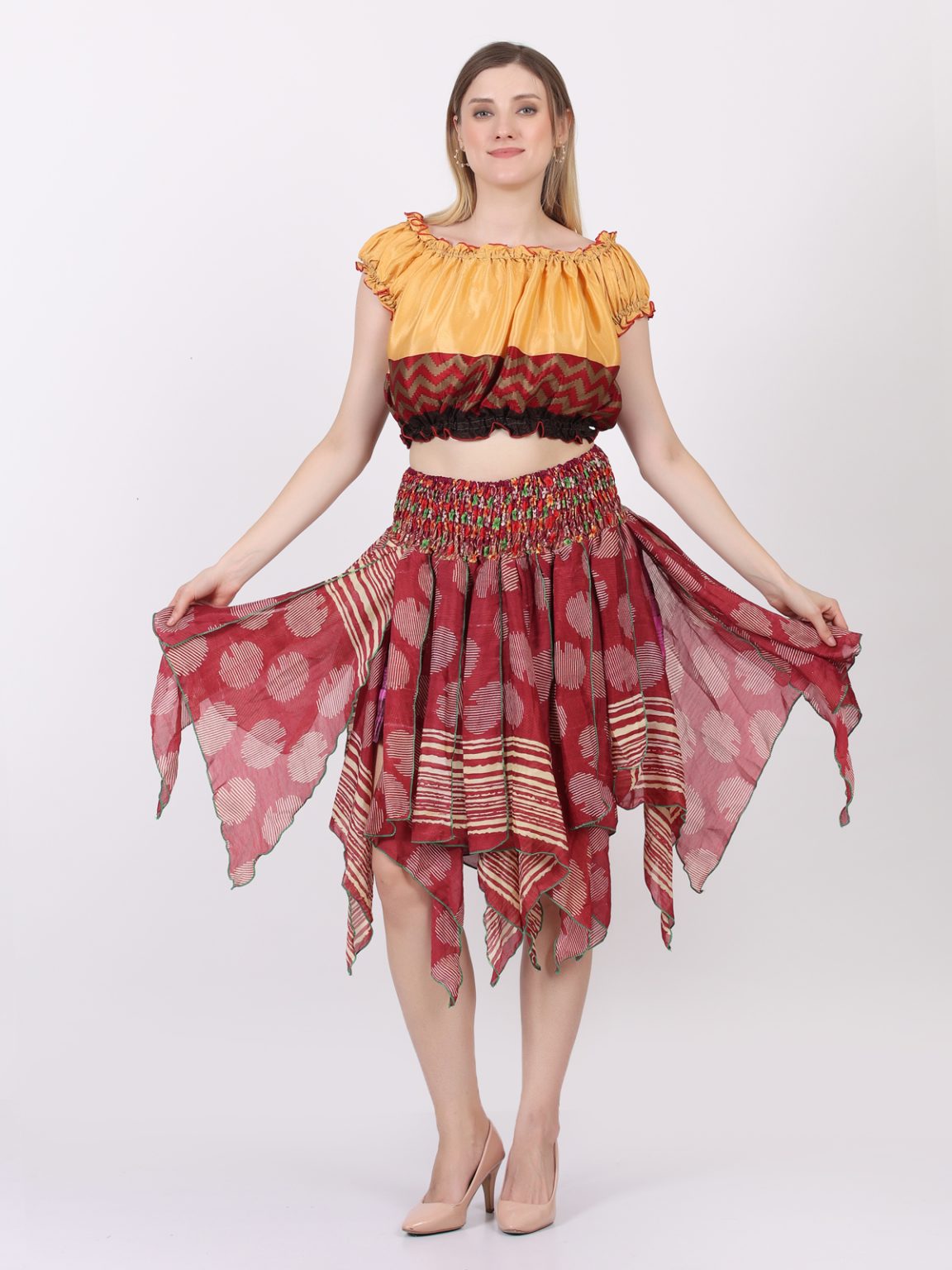 Bohemian Tribal Skirt