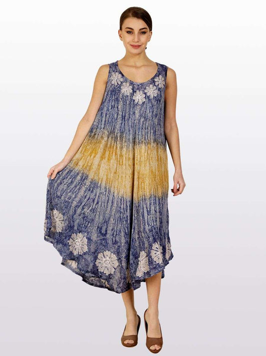 Tie dye beach dress