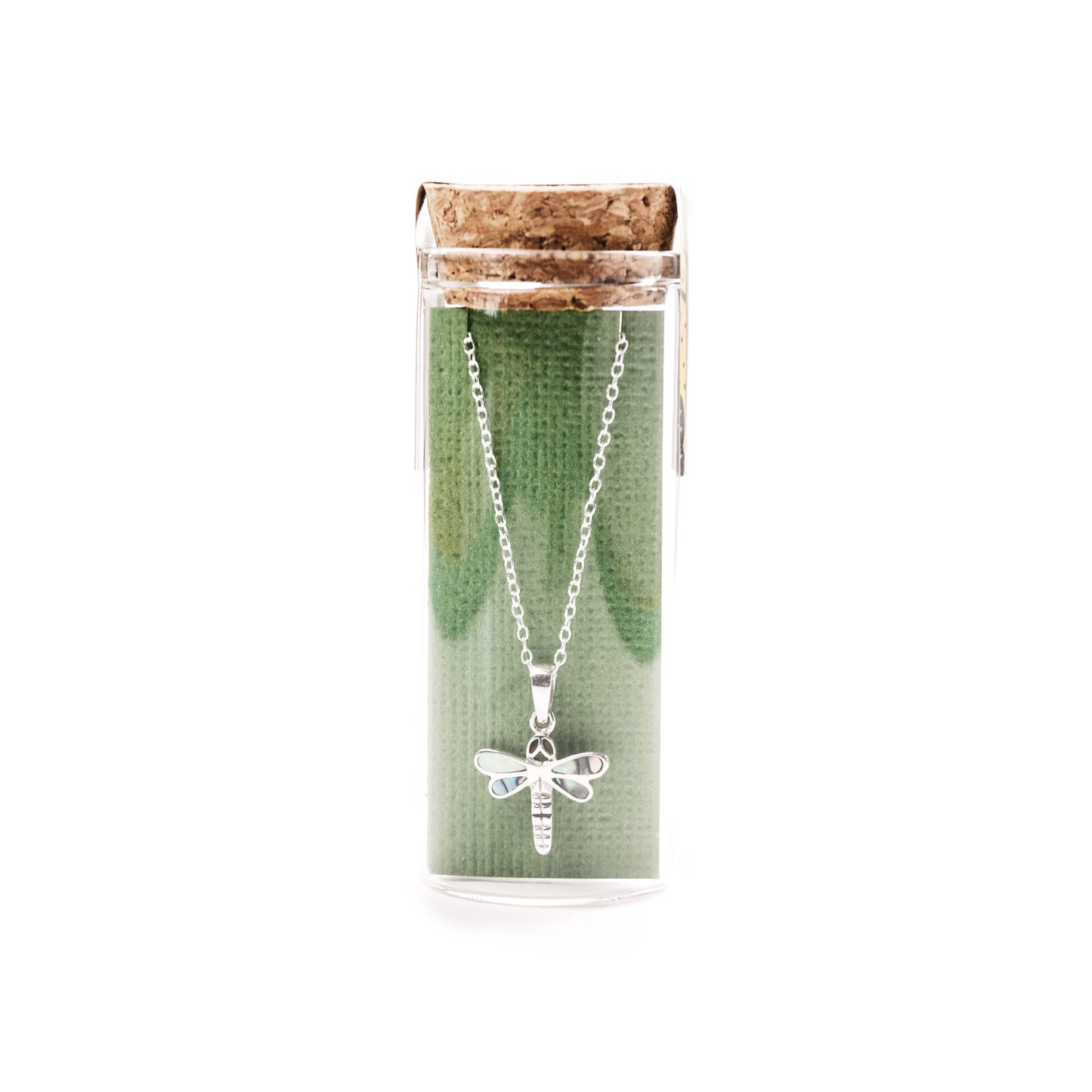 MOP dragonfly necklace