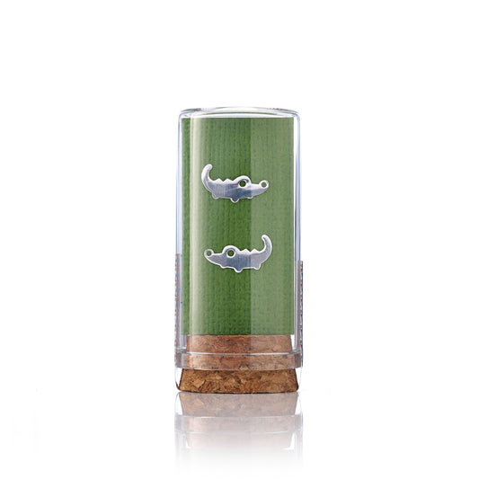 Cute flat croc studs