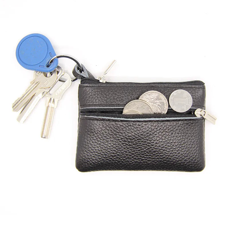 Zippered coin purse