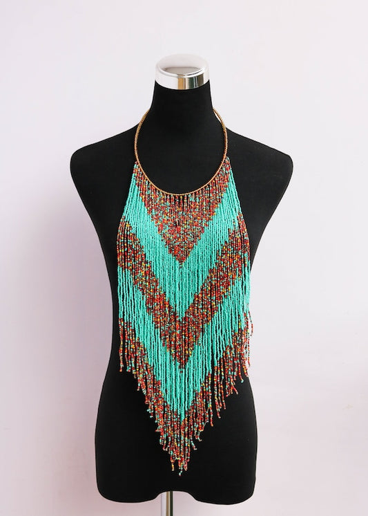 Fringe necklace