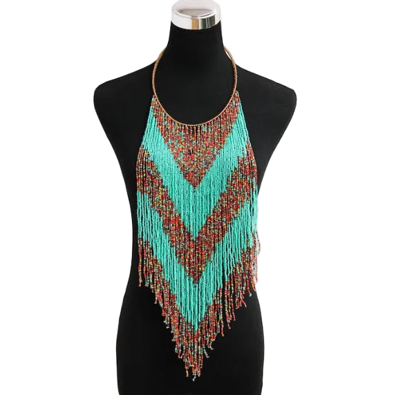 Fringe necklace