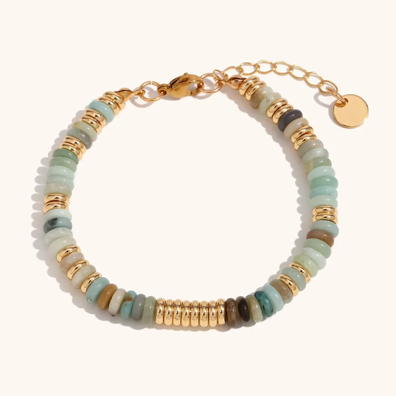 18ct gold plated Gemstone ethnic style
