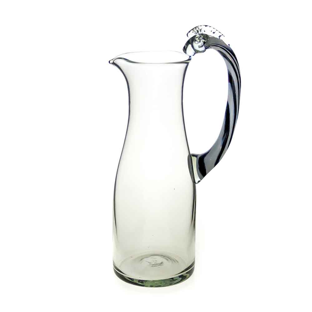 Glass Jug-Colored animal handle