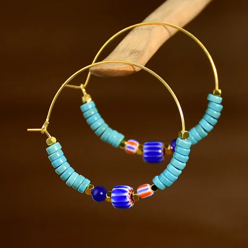 Bohemian beaded earrings