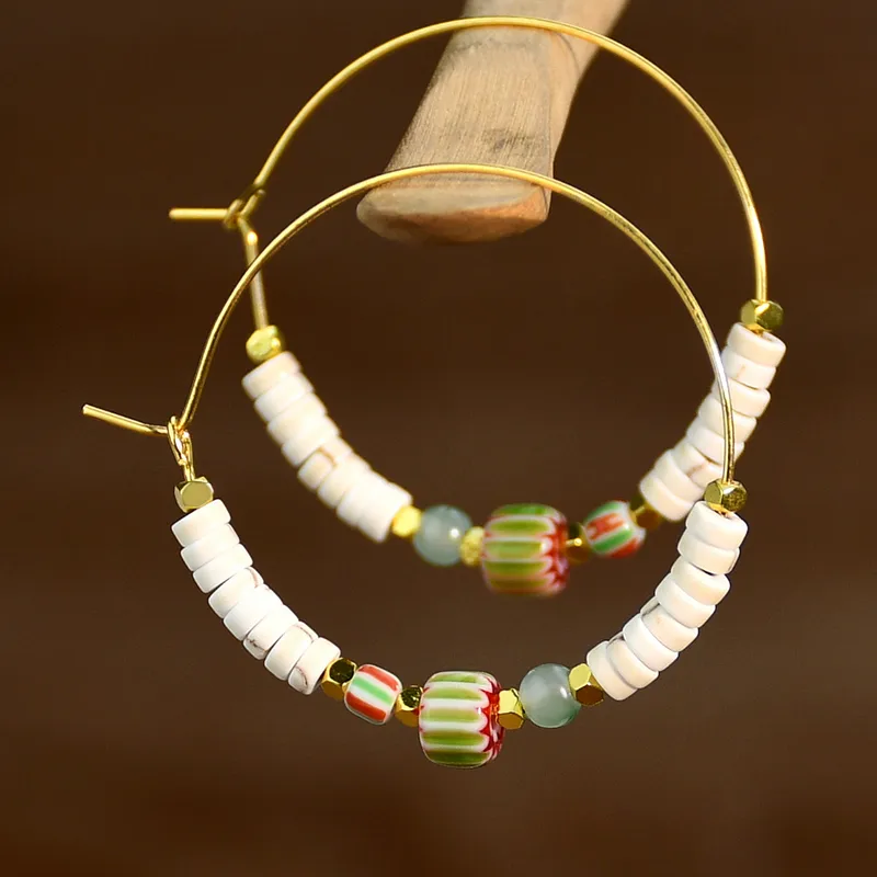 Bohemian beaded earrings