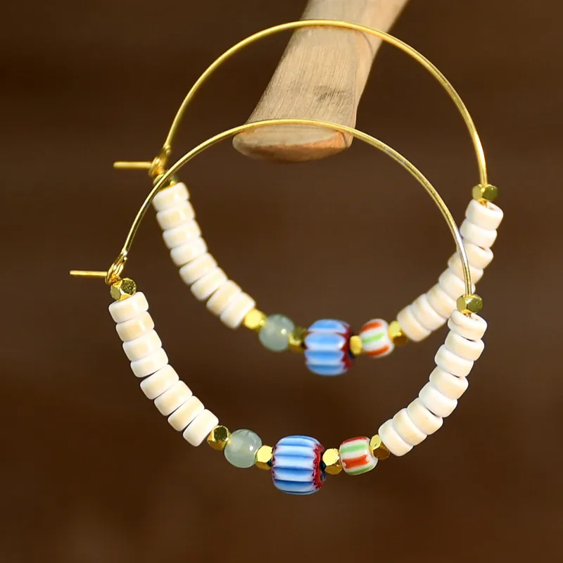 Bohemian beaded earrings