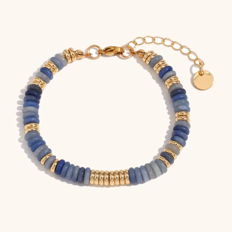 18ct gold plated Gemstone ethnic style