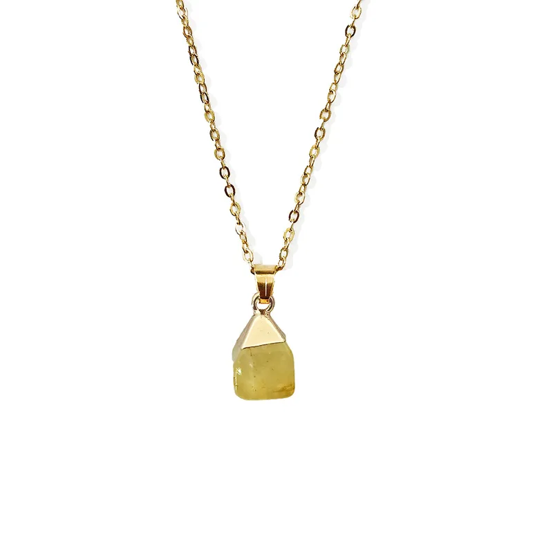 Natural stone pendant