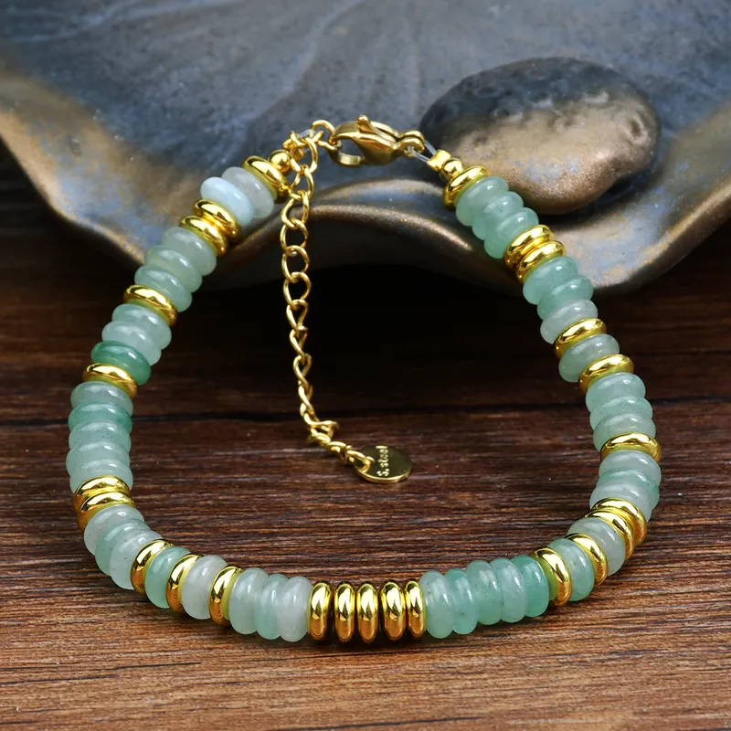 18ct gold plated Gemstone ethnic style