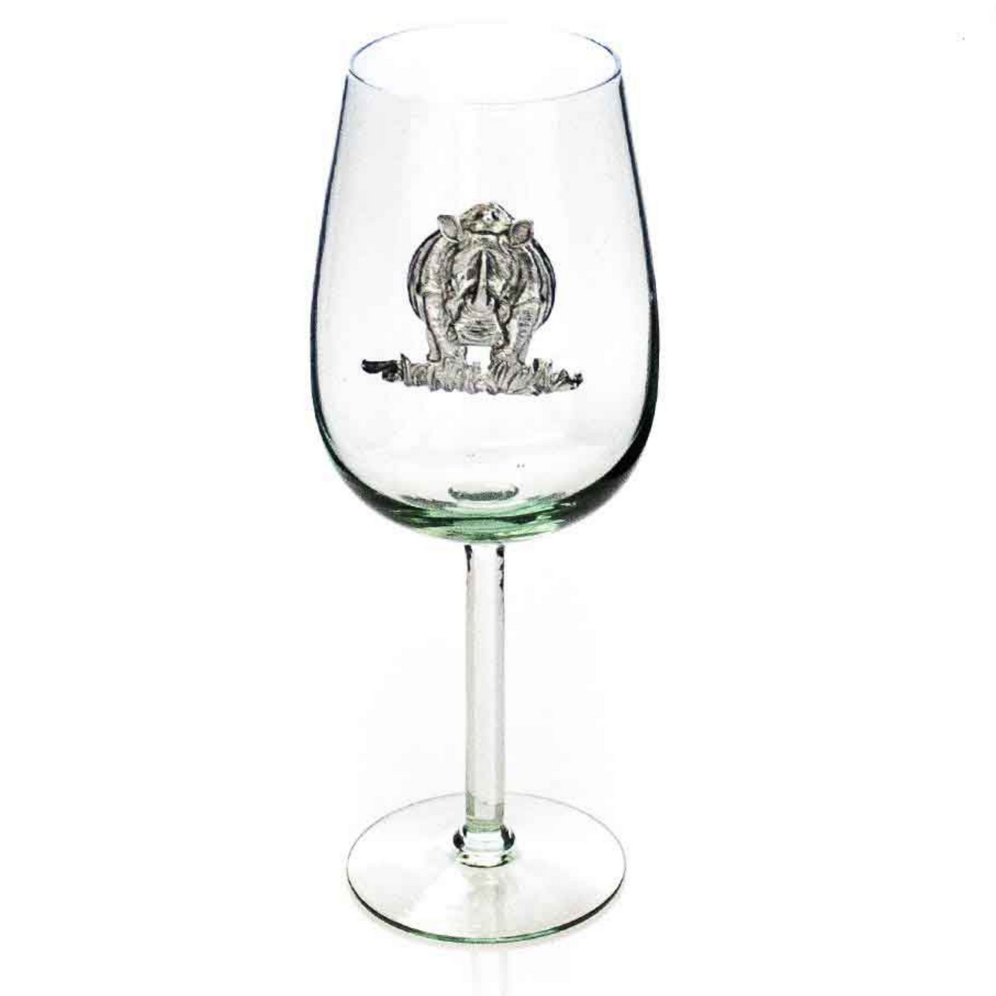 Glasses-Bordeaux pewter animal motif