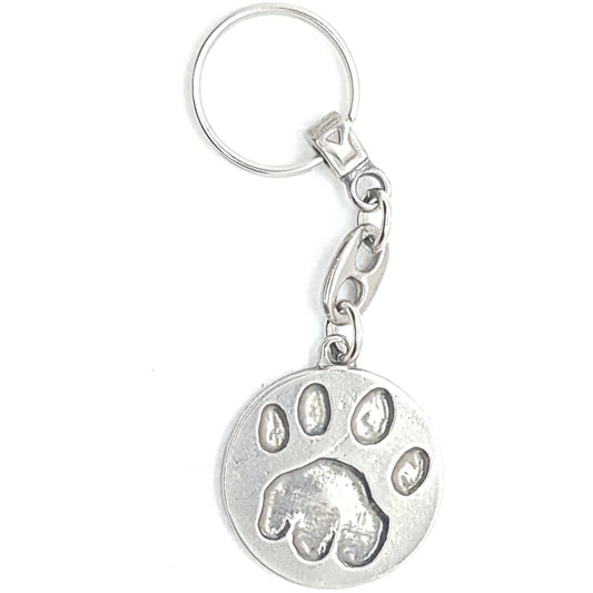 Keyring-Paw Print Animal