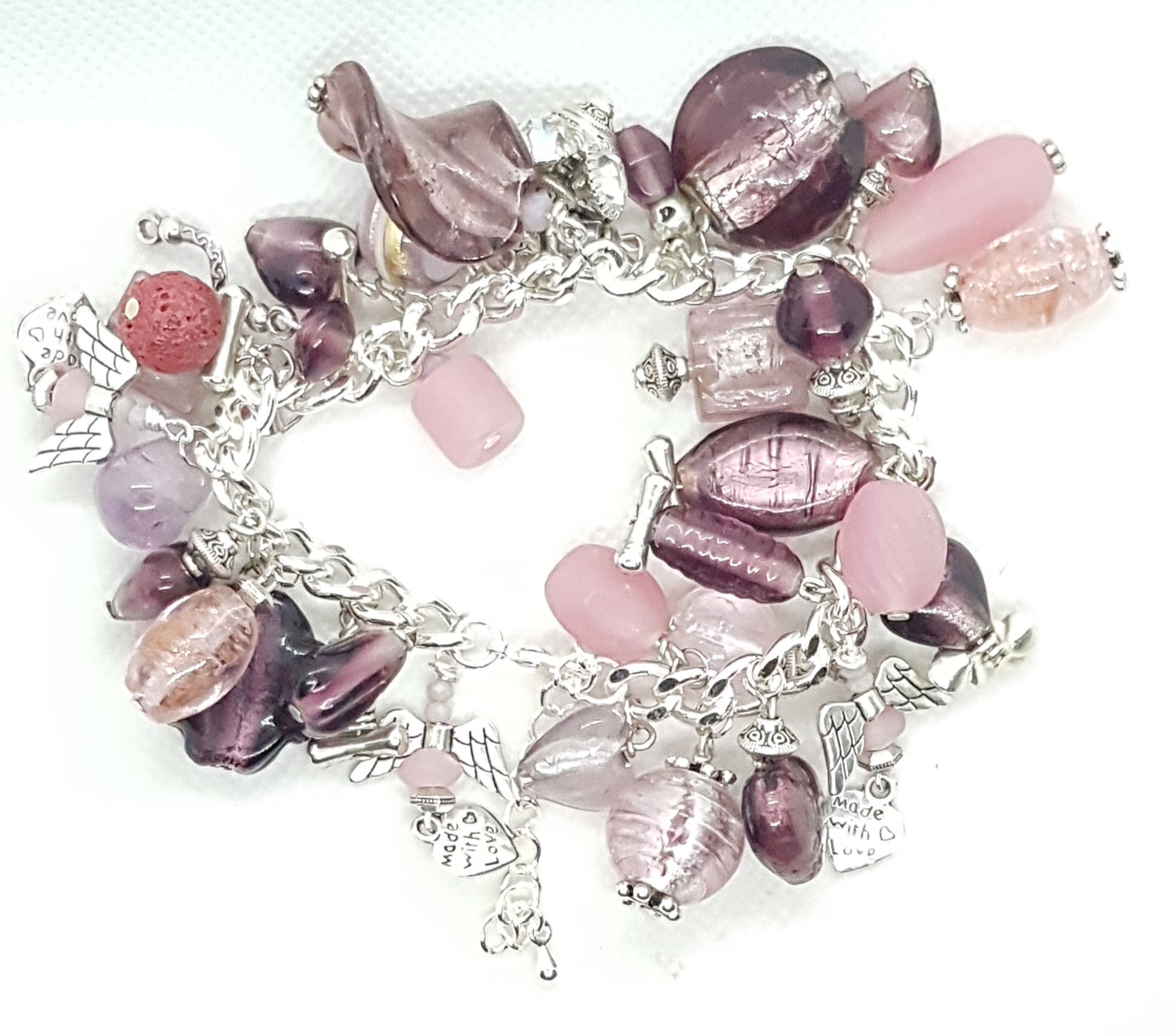Jewellery- Funky Beaded Charm Bracelet