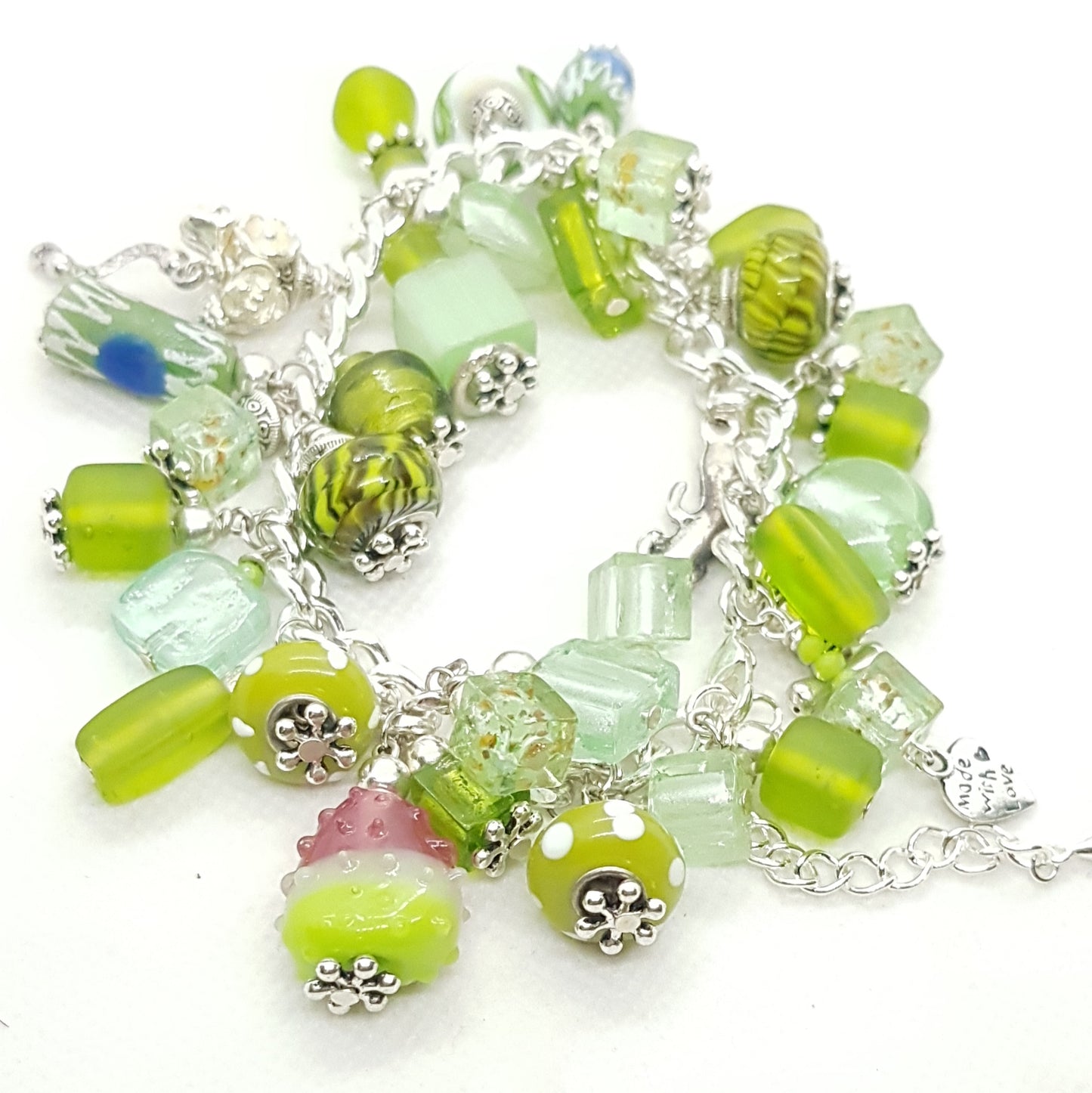 Jewellery- Funky Beaded Charm Bracelet