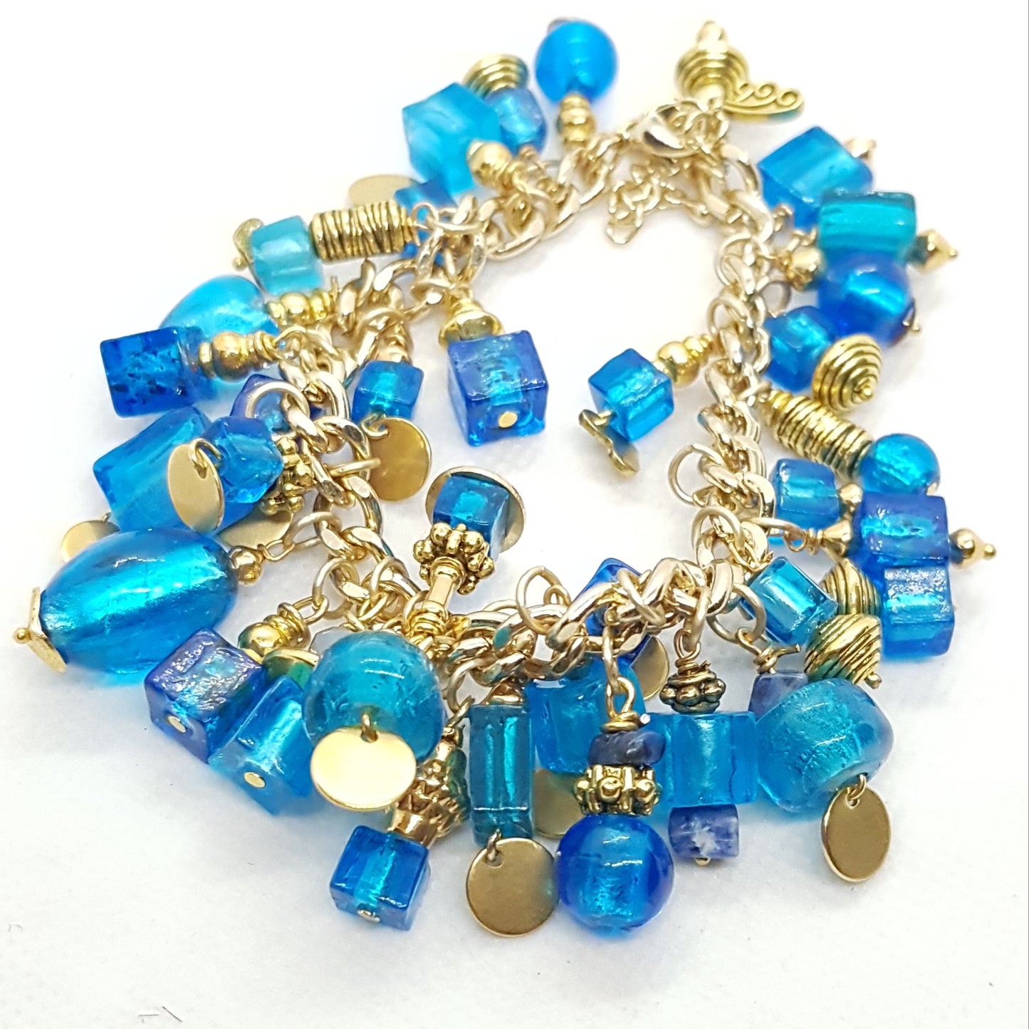 Jewellery- Funky Beaded Charm Bracelet