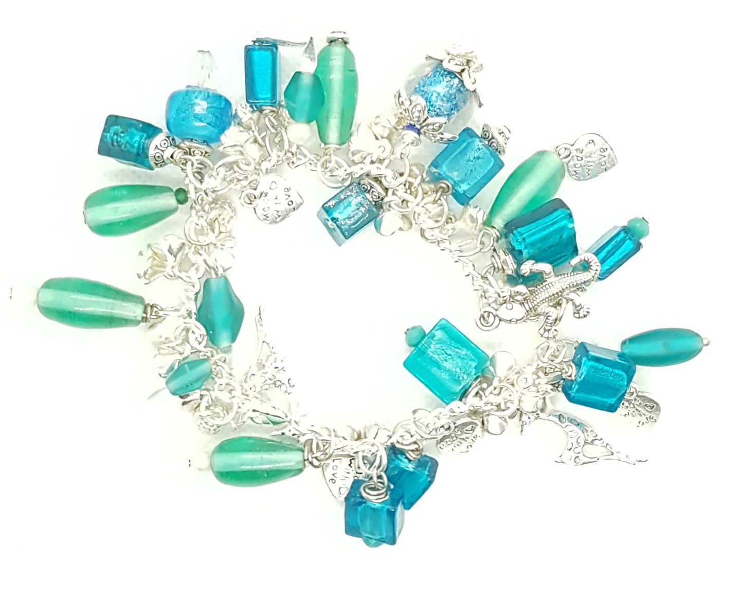 Jewellery- Funky Beaded Charm Bracelet