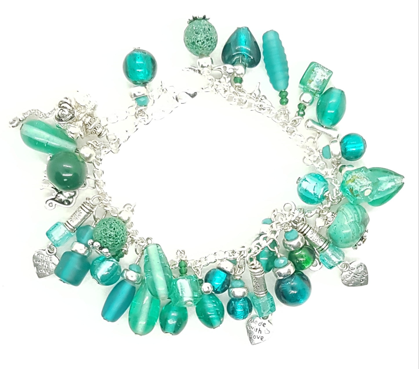 Jewellery- Funky Beaded Charm Bracelet