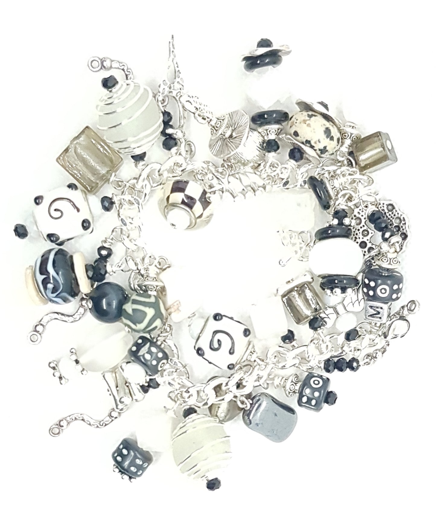 Jewellery- Funky Beaded Charm Bracelet