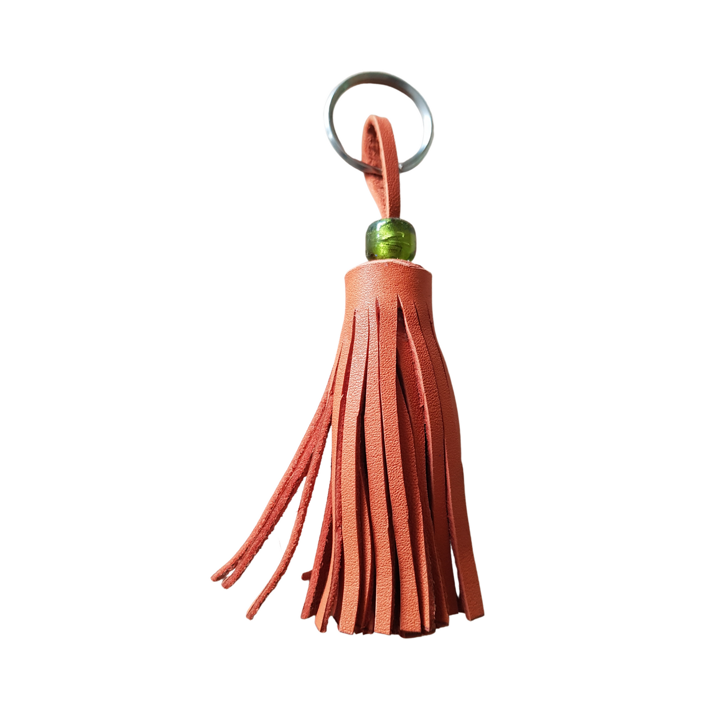 Keyring-Leather tassel