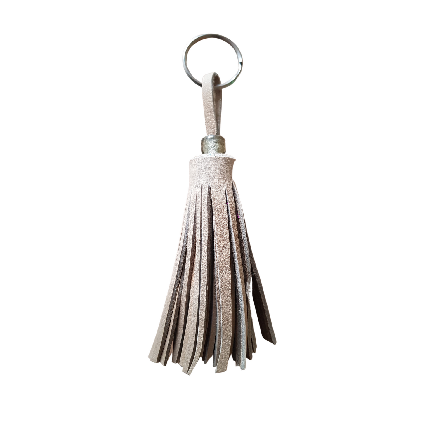 Keyring-Leather tassel