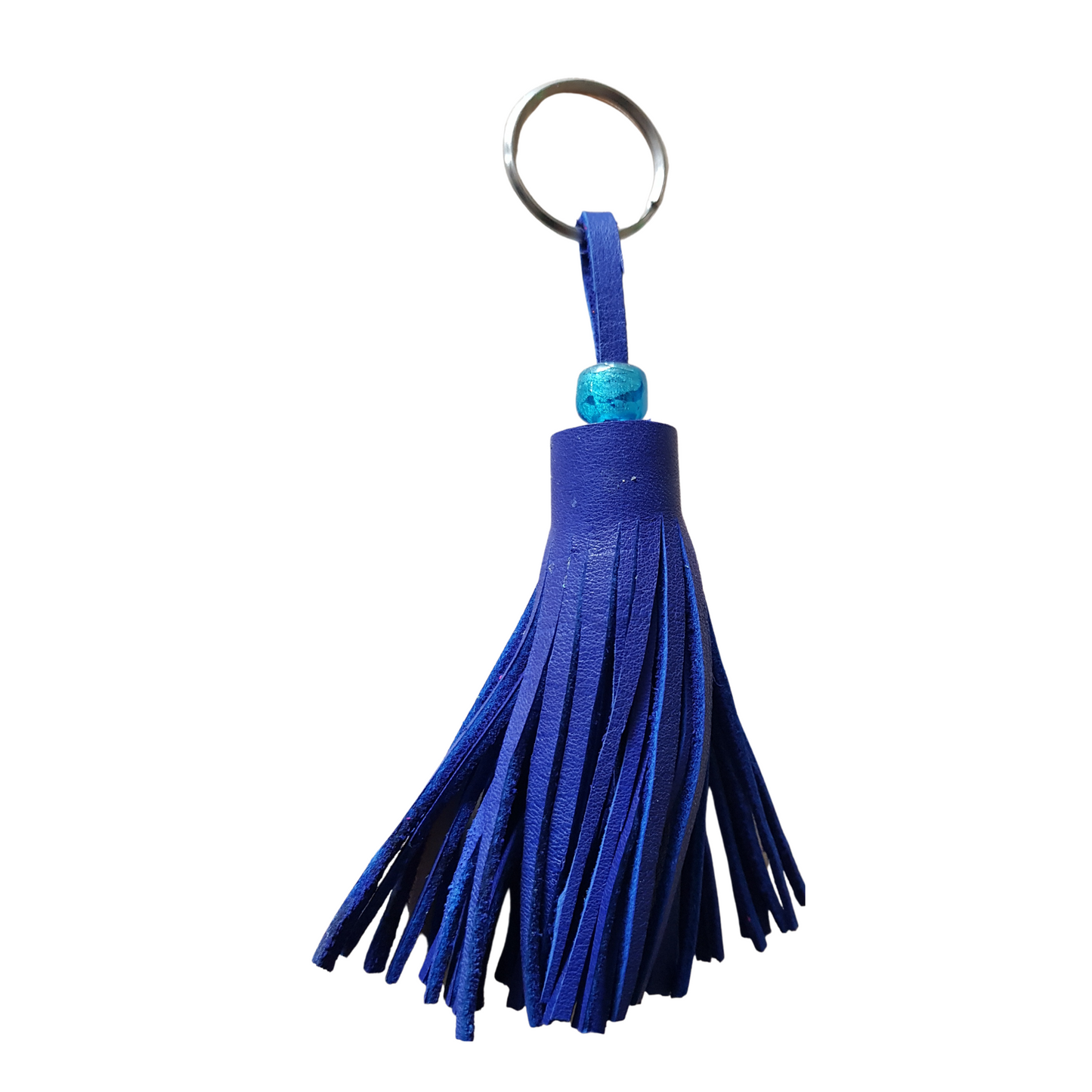 Keyring-Leather tassel