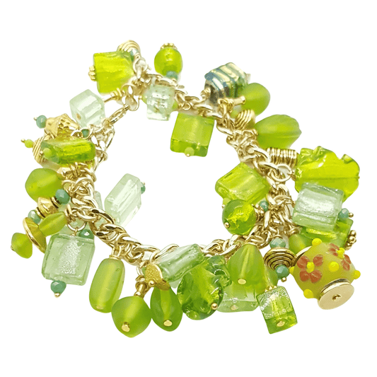 Jewellery- Funky Beaded Charm Bracelet