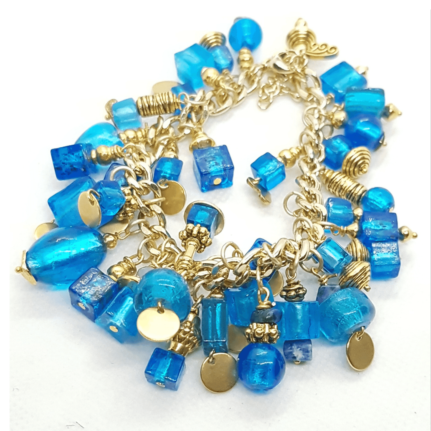 Jewellery- Funky Beaded Charm Bracelet