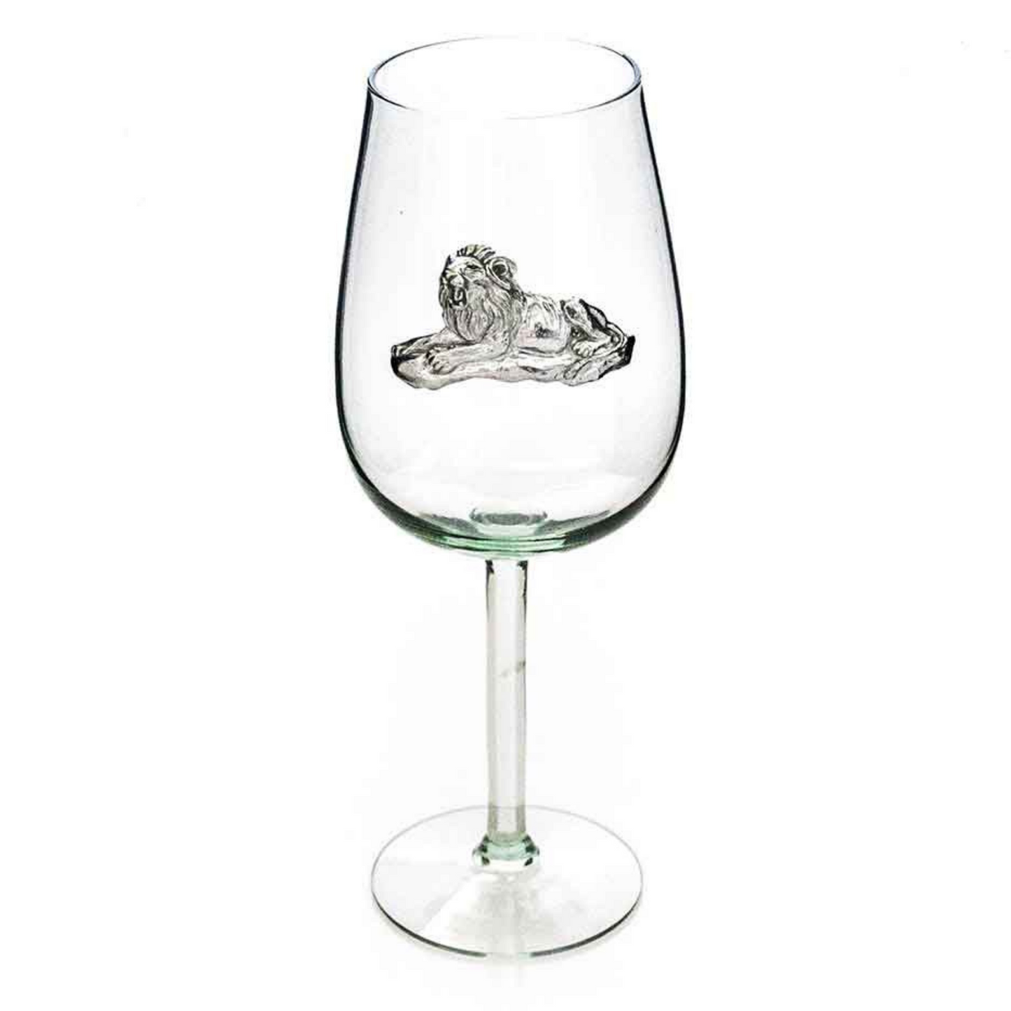 Glasses-Bordeaux pewter animal motif