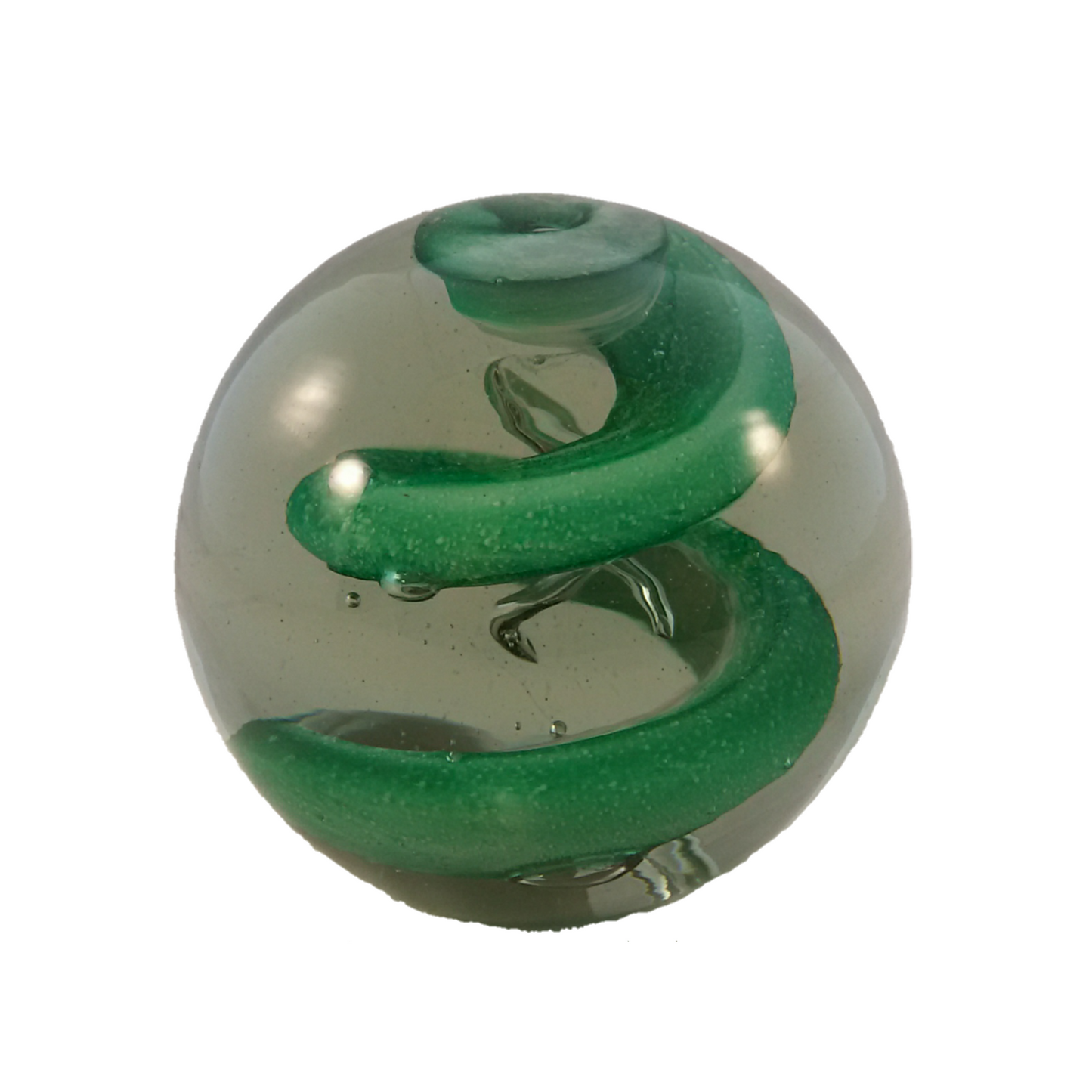 Glass Paper Weight-Swirl