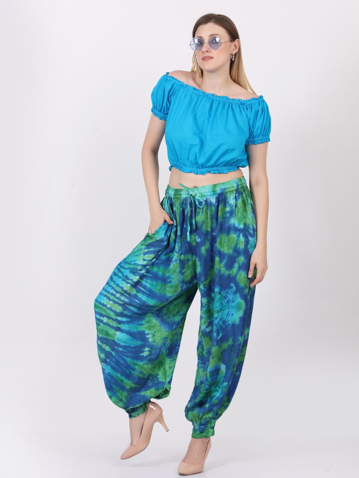 Tie Dye Casual Hippie Harem Pants