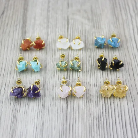 Gemstone studs