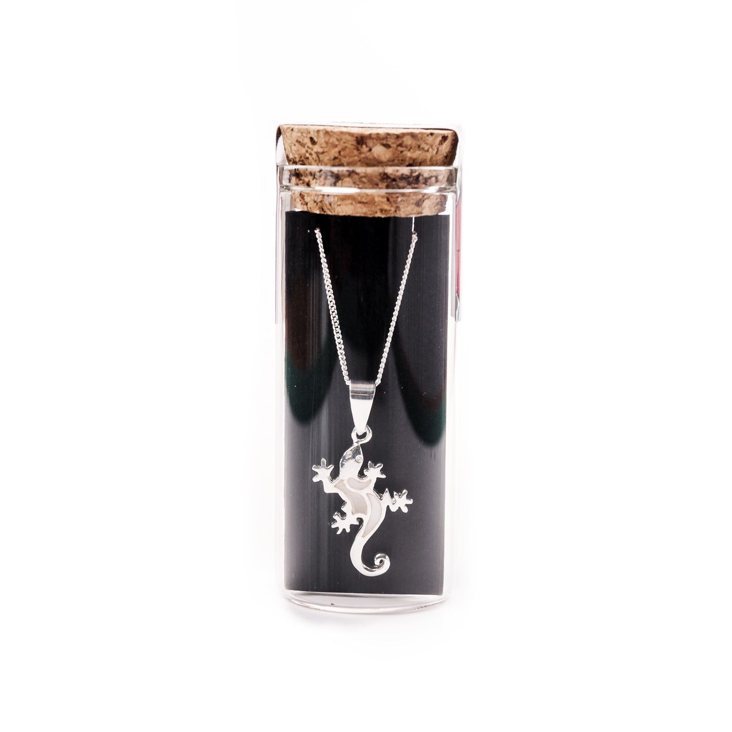 MOP gecko necklace