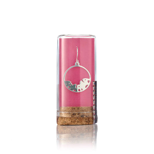 Ele herd in ring hook earrings