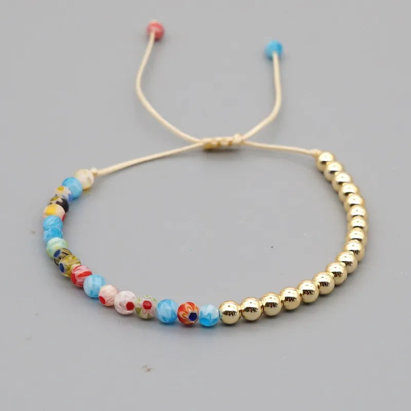 Adjustable bracelet evil eye