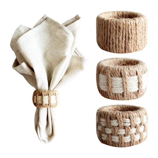 Napkin ring set of 4