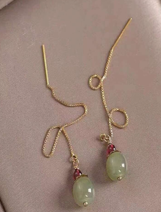 gemstone earrings