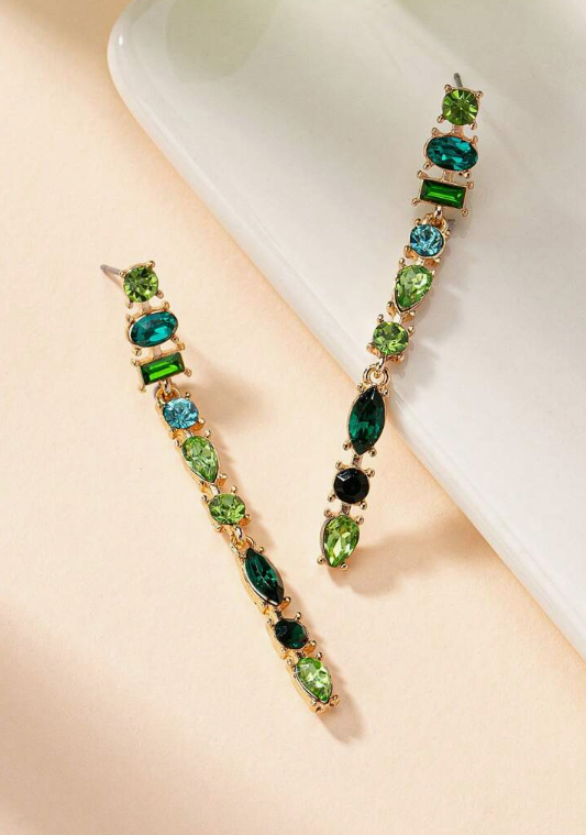 gemstone earrings