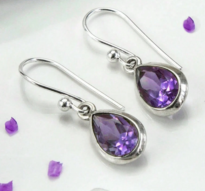 gemstone earrings