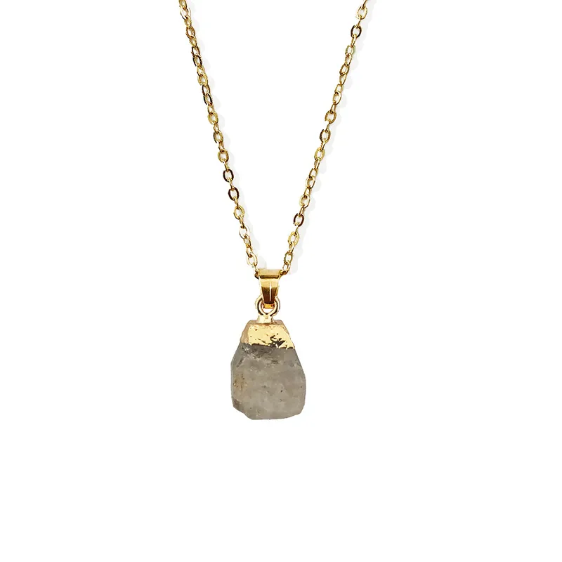 Natural stone pendant