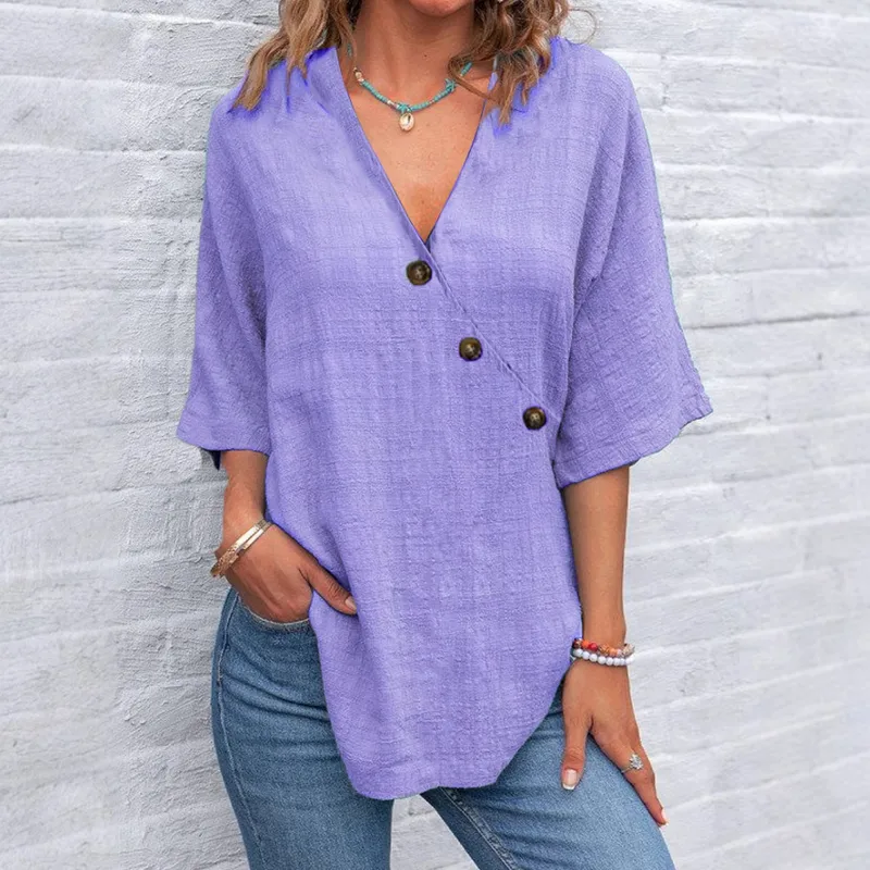 Summer button top