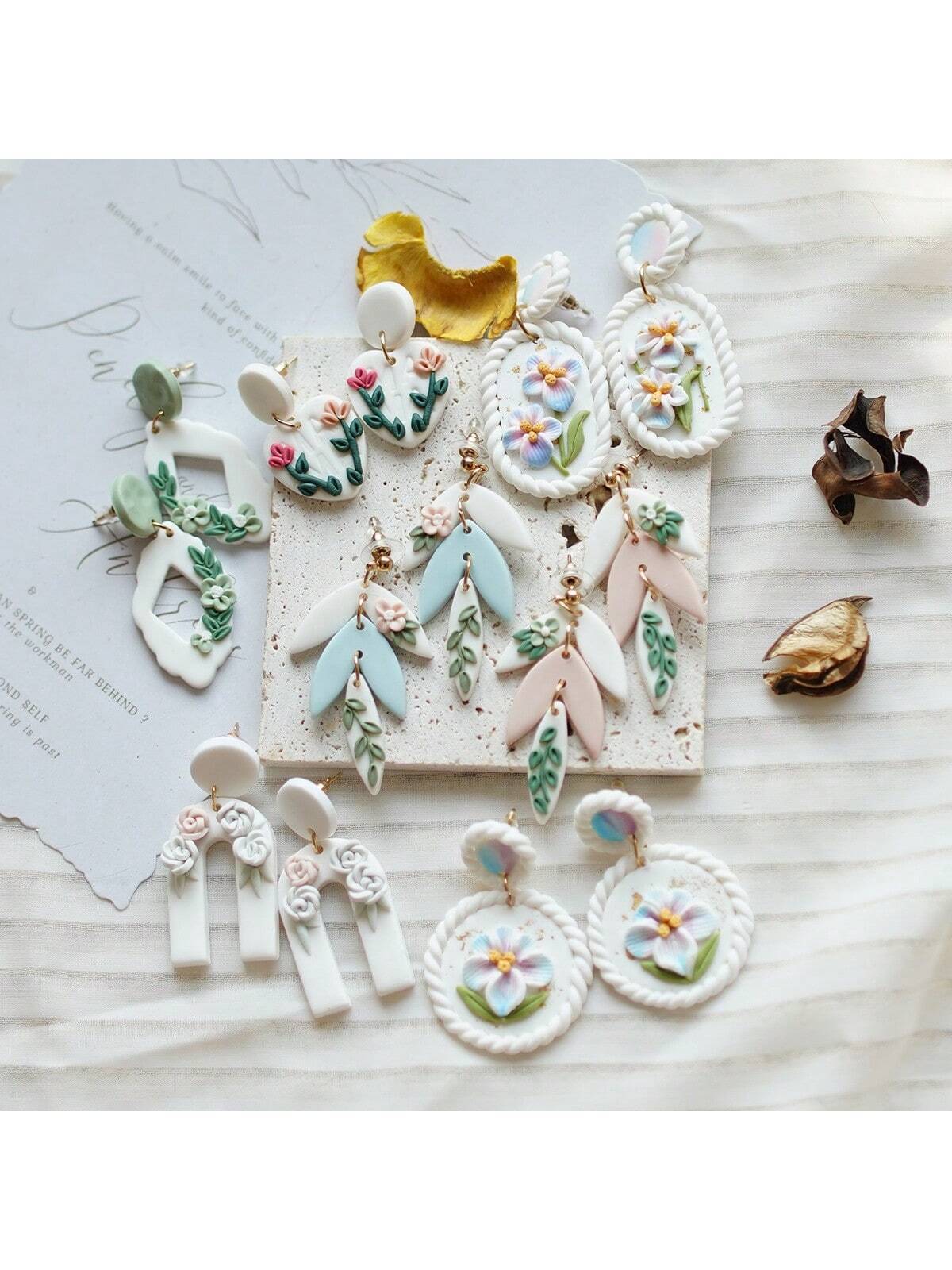 Clay earrings
