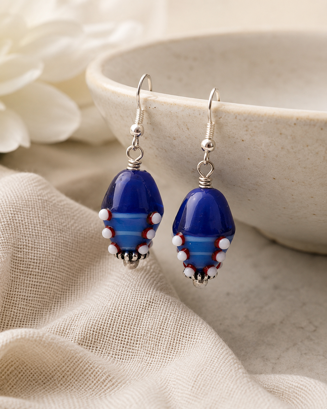 Earrings murano glass